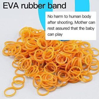 Mini Metal Rubber Band Gun, Foldable, 6 Shot with ... - Image 6