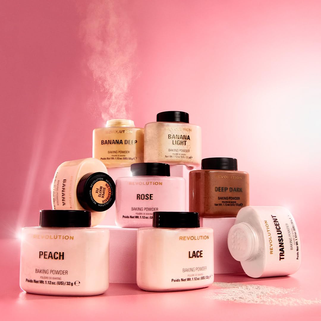 Makeup Revolution, Loose Baking Powder, Extends We... - Afbeelding 6
