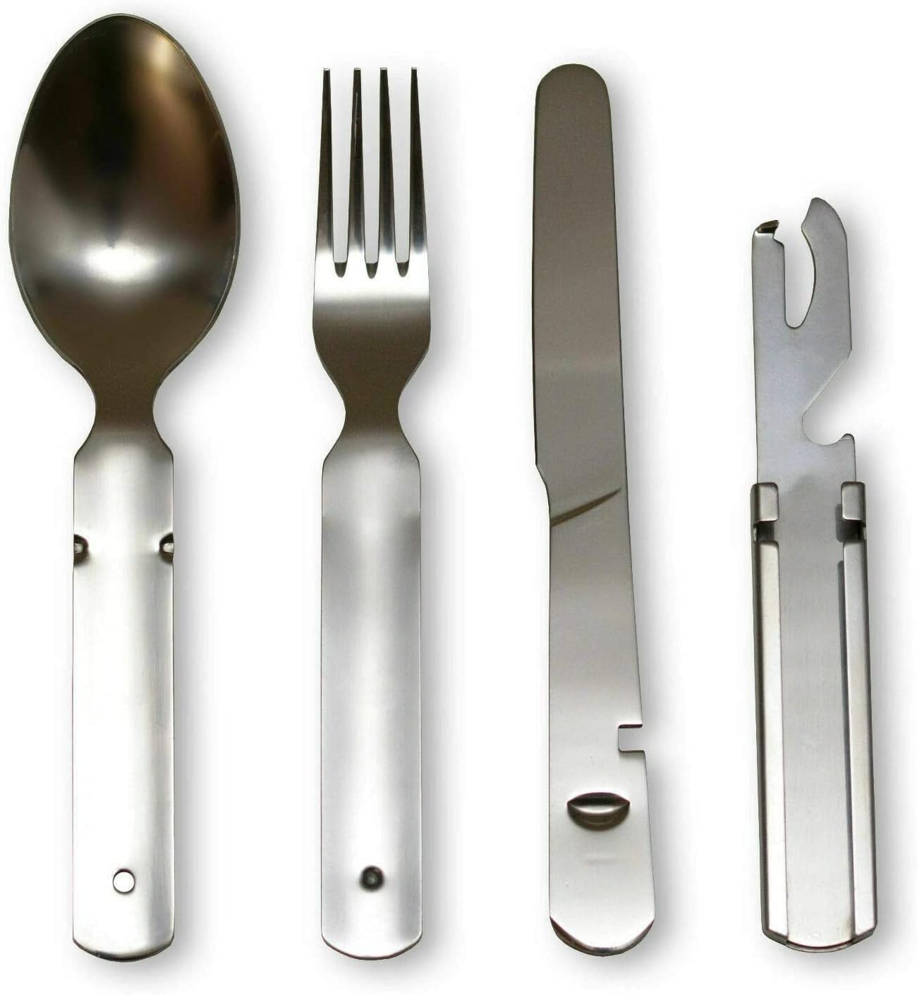 Classic German Army Stainless Steel Cutlery Set 4-... - Afbeelding 2