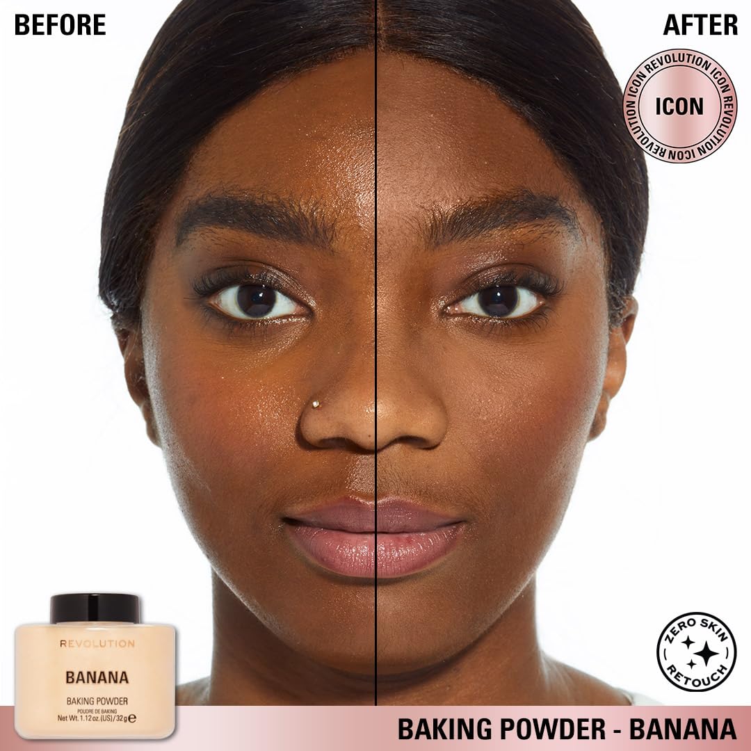 Makeup Revolution, Loose Baking Powder, Extends We... - Afbeelding 5