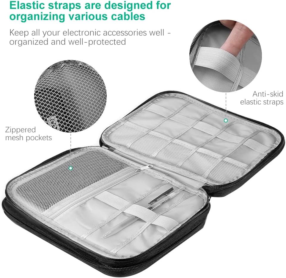 HCFGS Electronic Bag Travel Bag Cable Organizer Ba... - Afbeelding 3