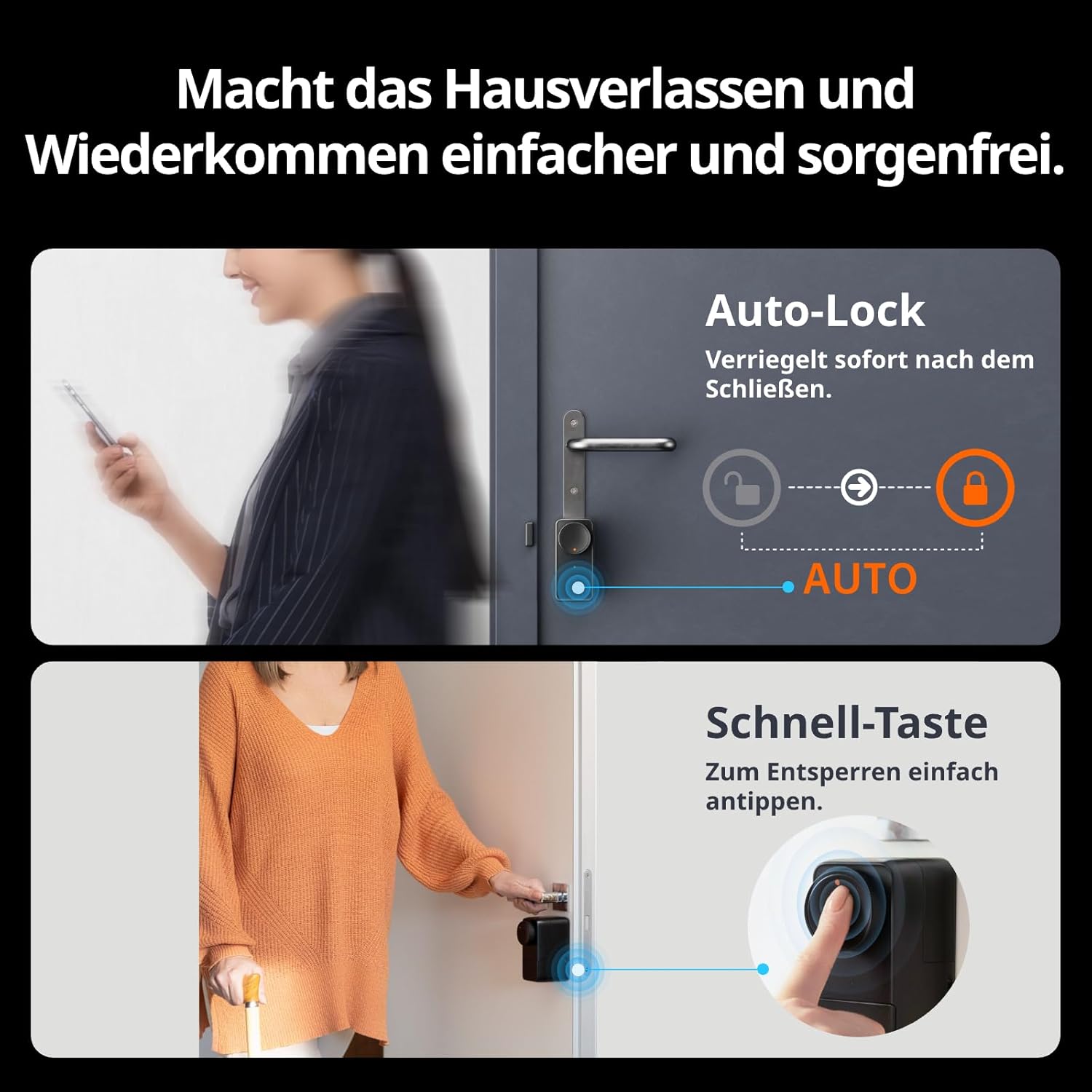 SwitchBot WiFi Smart Lock Pro with Touch Screen Ke... - Afbeelding 8