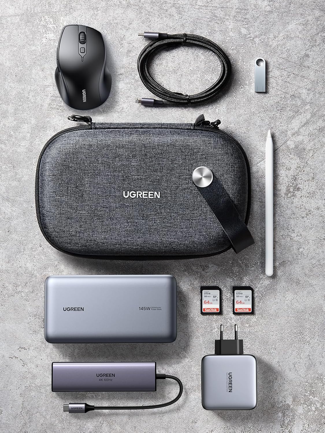 UGREEN Electronic Organiser Bag, Shockproof and Wa... - Afbeelding 4