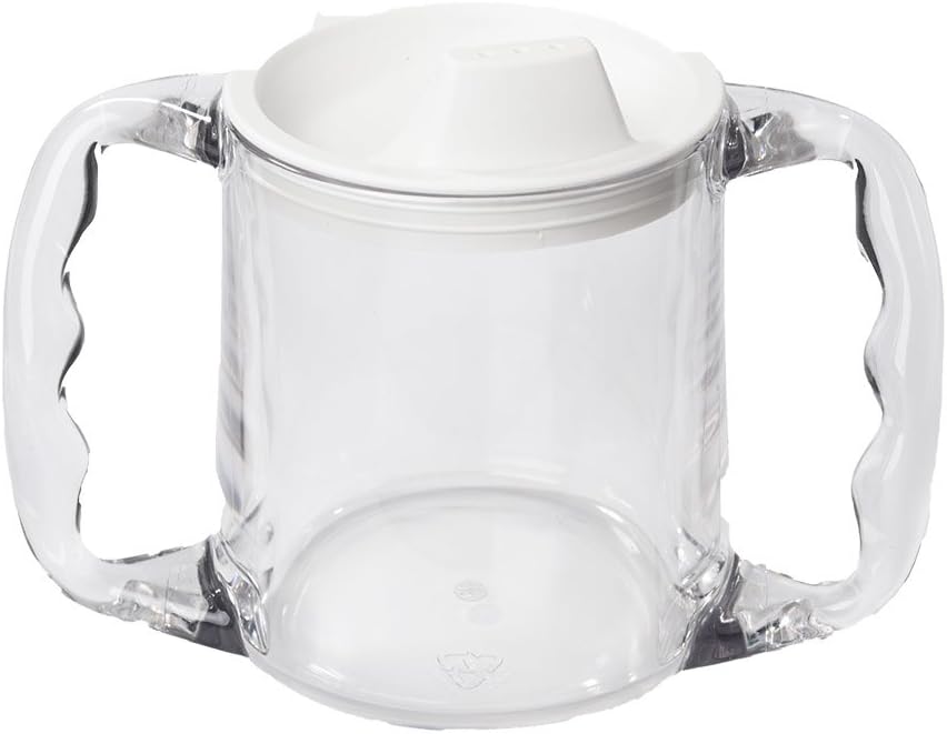 NRS Healthcare Plastic Two Handled Caring Mug with... - Afbeelding 3