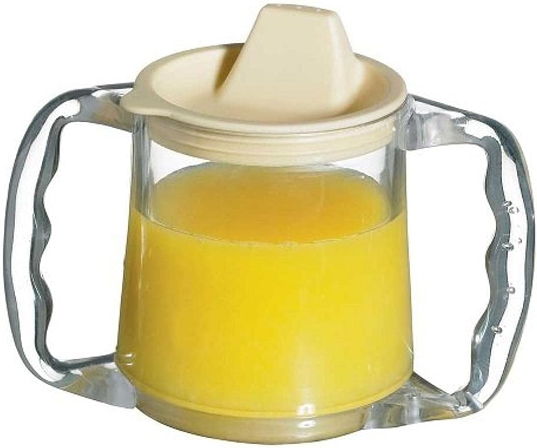 NRS Healthcare Plastic Two Handled Caring Mug with... - Afbeelding 2