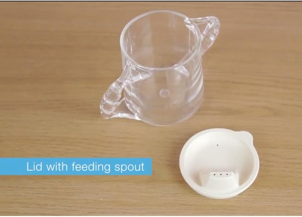 NRS Healthcare Plastic Two Handled Caring Mug with... - Afbeelding 4