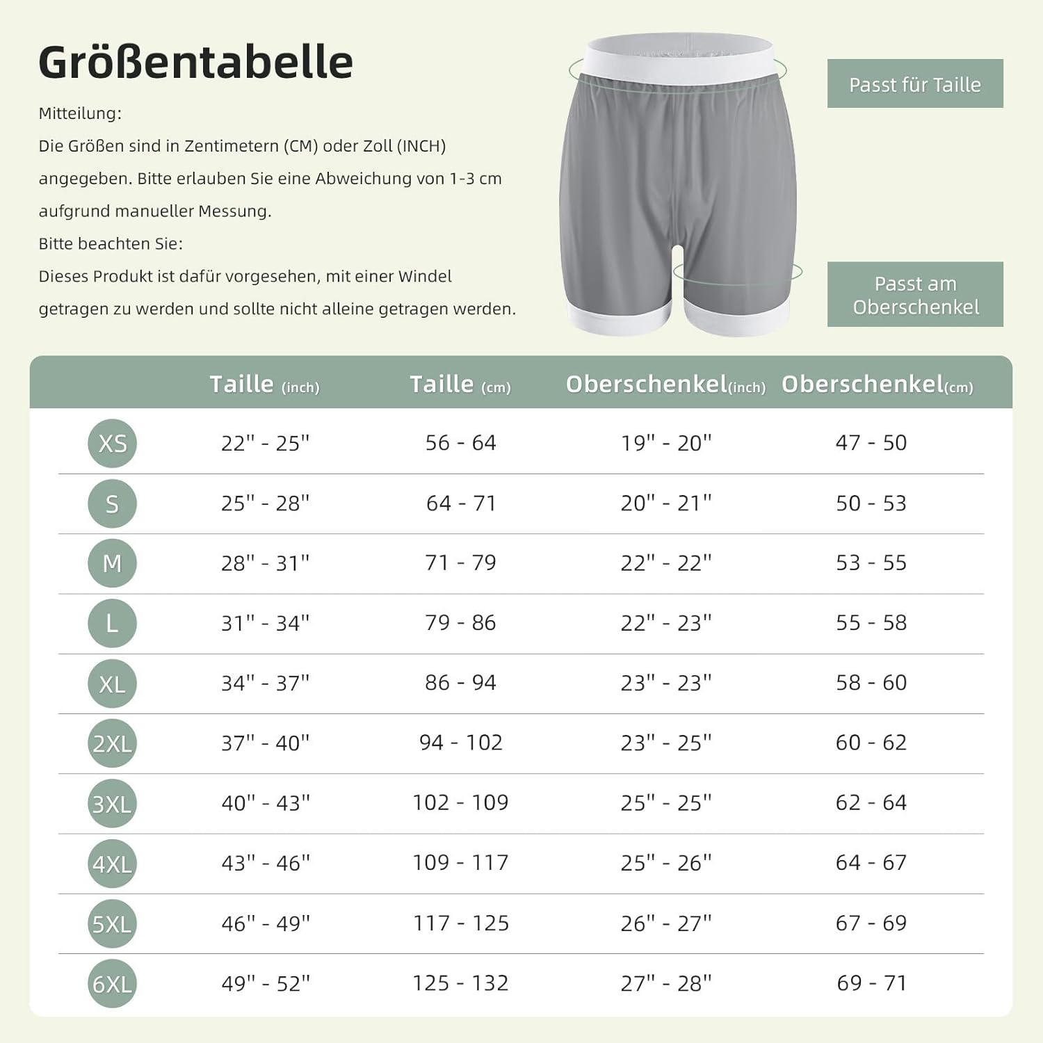Carer Pack of 2 Incontinence Leak-proof Underwear ... - Afbeelding 5