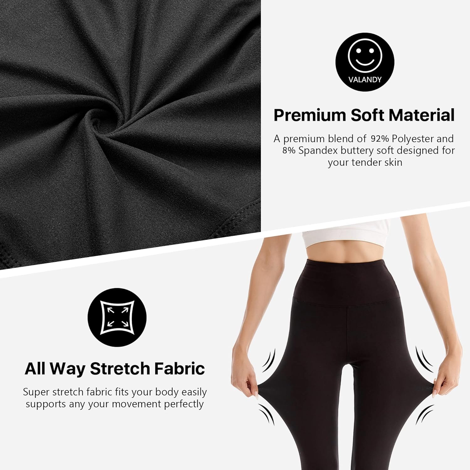 SINOPHANT Leggings Damen High Waist - Blickdicht L... - Afbeelding 5