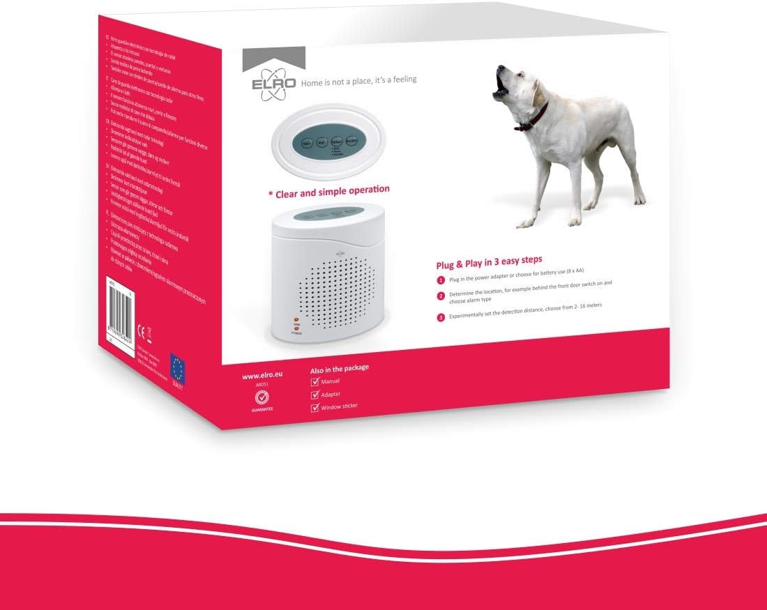 ELRO ARD51 Electronic Guard Dog with Realistic 3D ... - Afbeelding 9