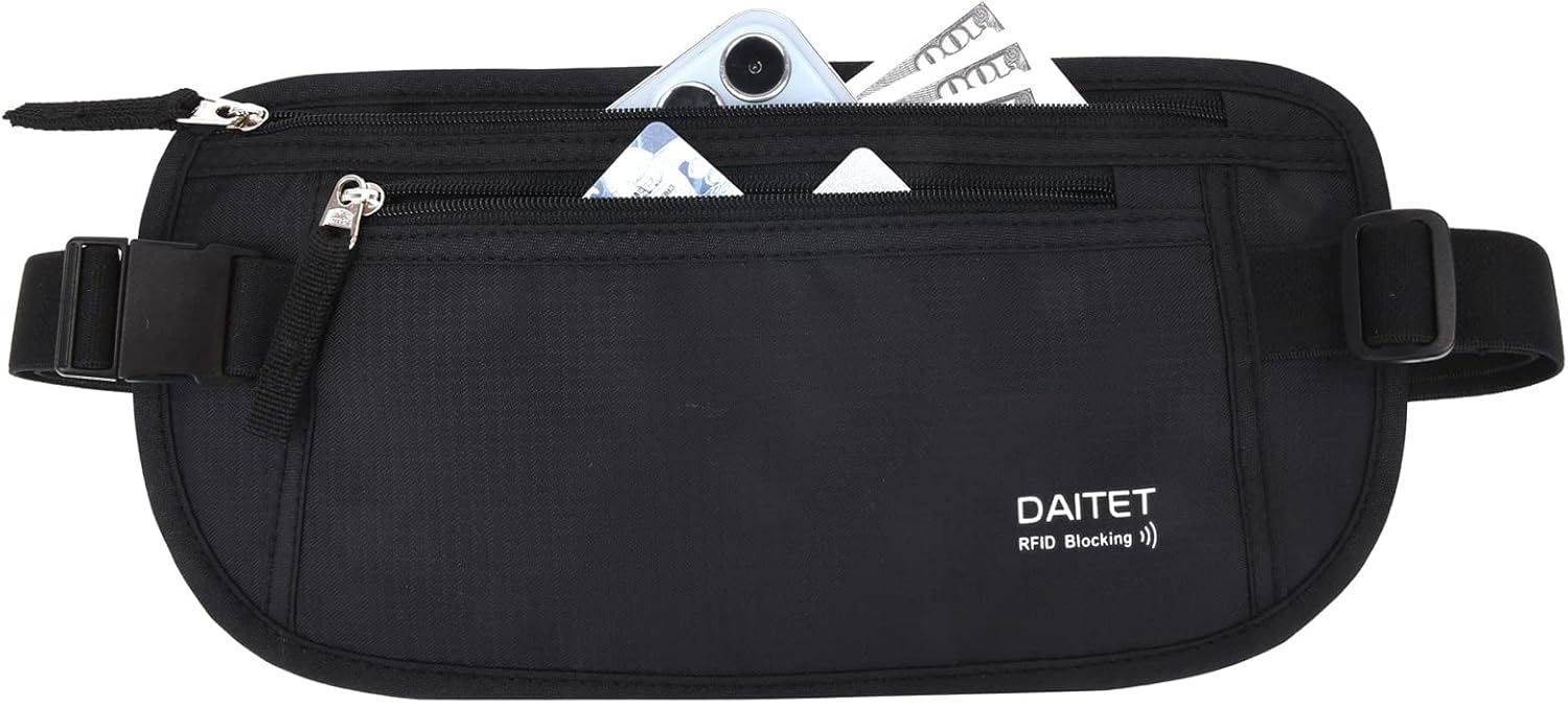 Money Belt for Men and Women, The Bum Bag for Trav... - Afbeelding 2