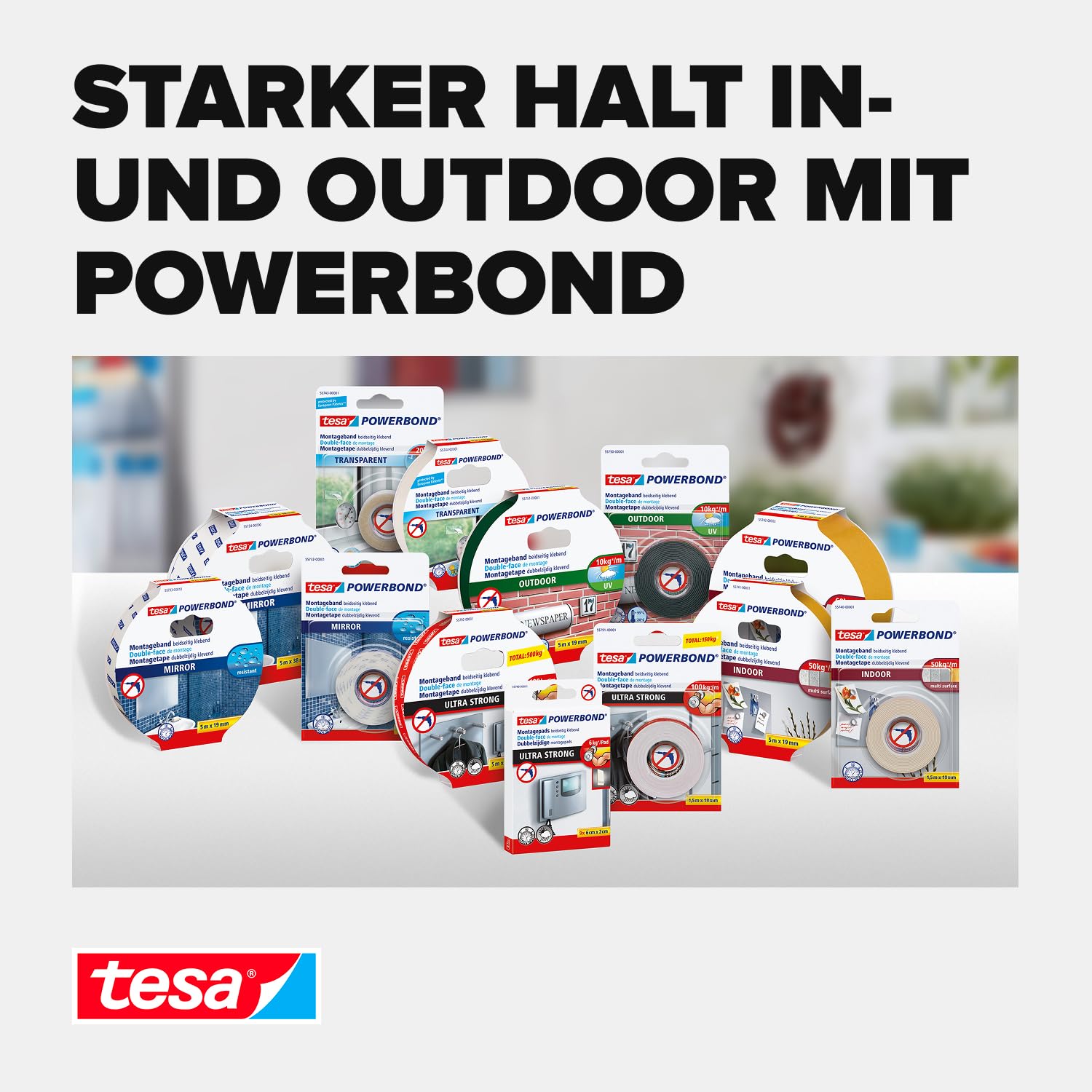 tesa Powerbond Outdoor – Double Sided Outdoor Moun... - Afbeelding 8