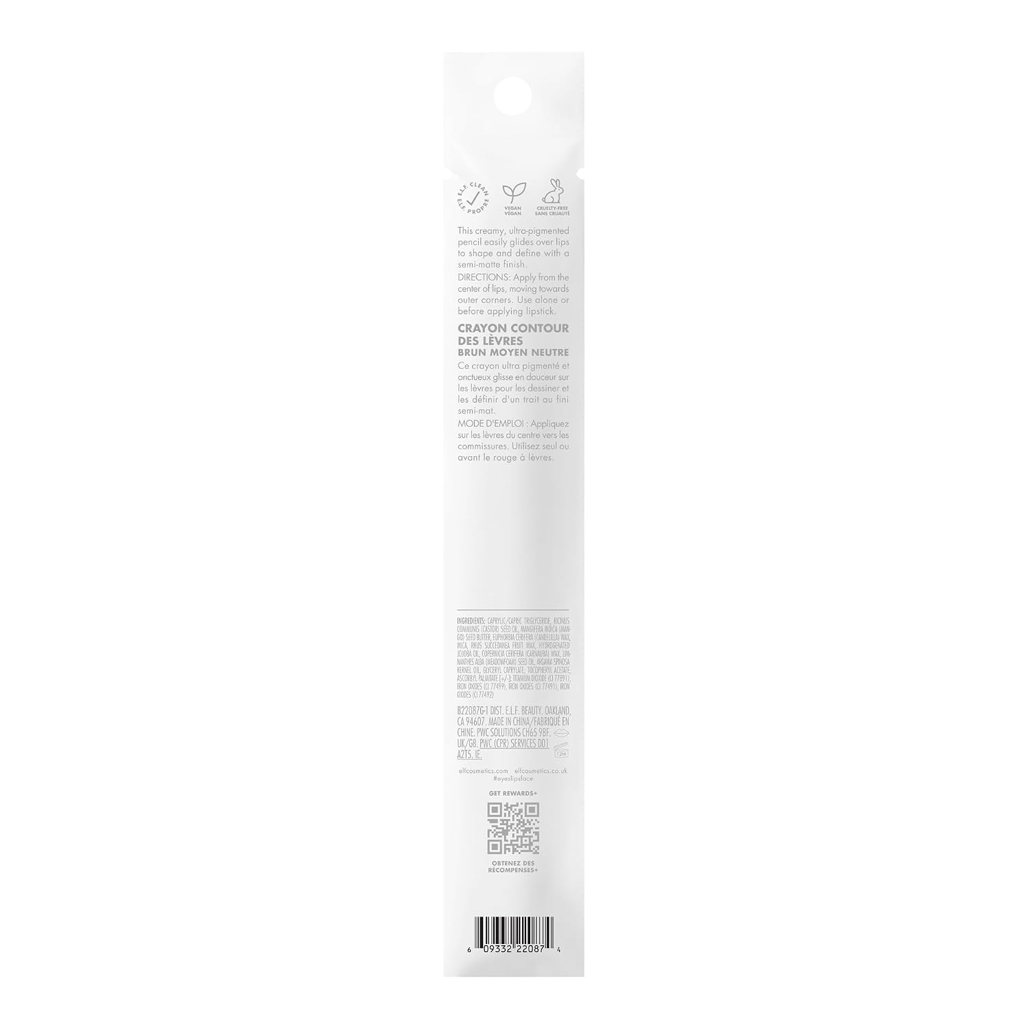 e.l.f. Cream Glide Lip Liner, Highly Pigmented Pen... - Afbeelding 3