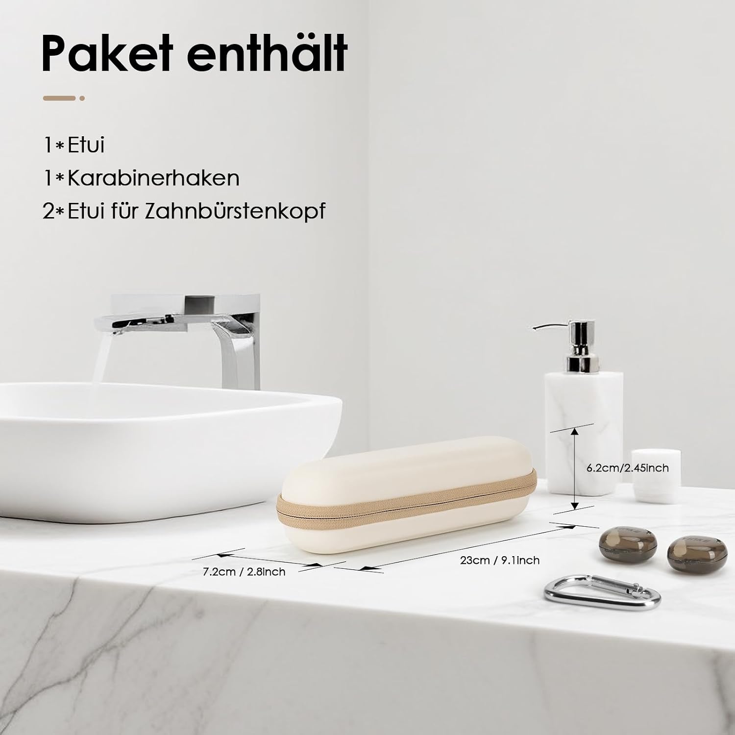 Yinke 2.0 Travel Case for Oral B/Oral-B Pro/Philip... - Afbeelding 5