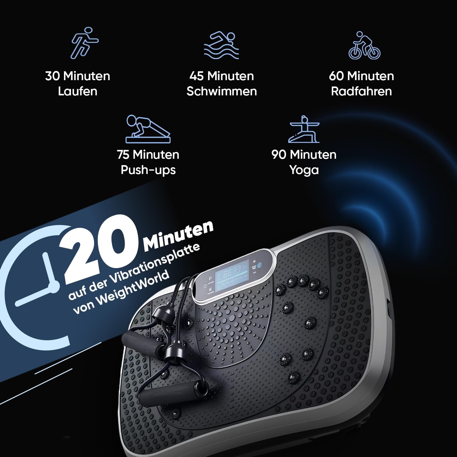 Vibration Plate - Fitness Equipment for Home - 99 ... - Afbeelding 5