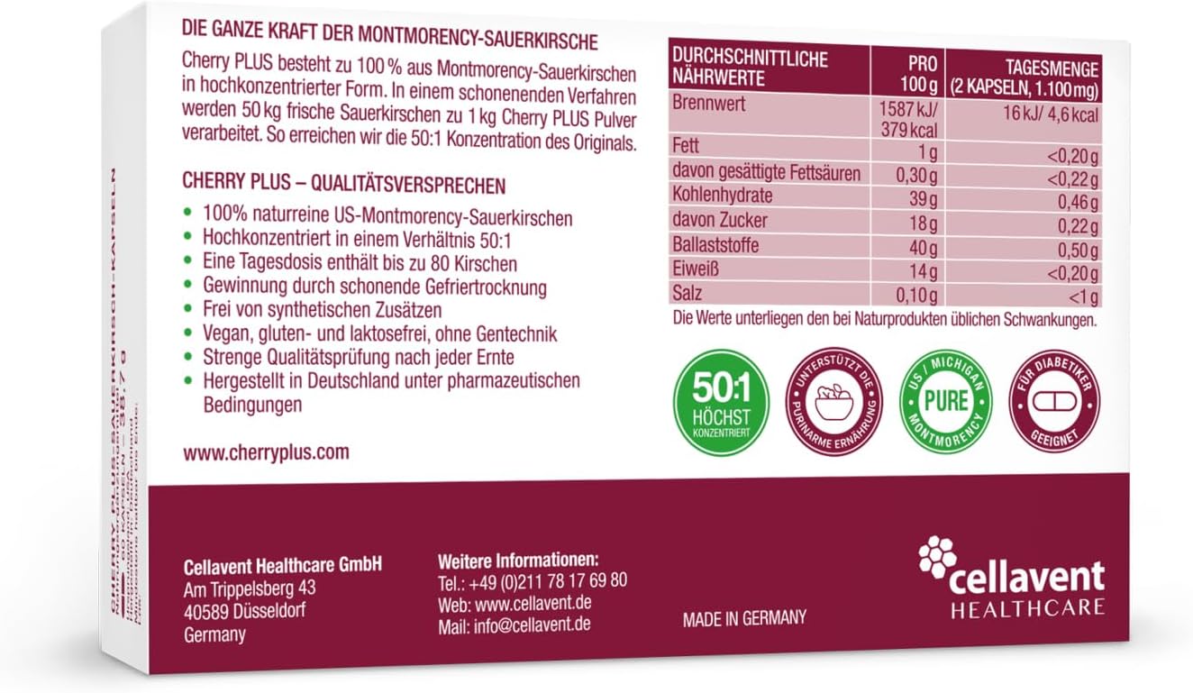 Cherry Plus Extract from the Montmorency Sour Cher... - Afbeelding 10