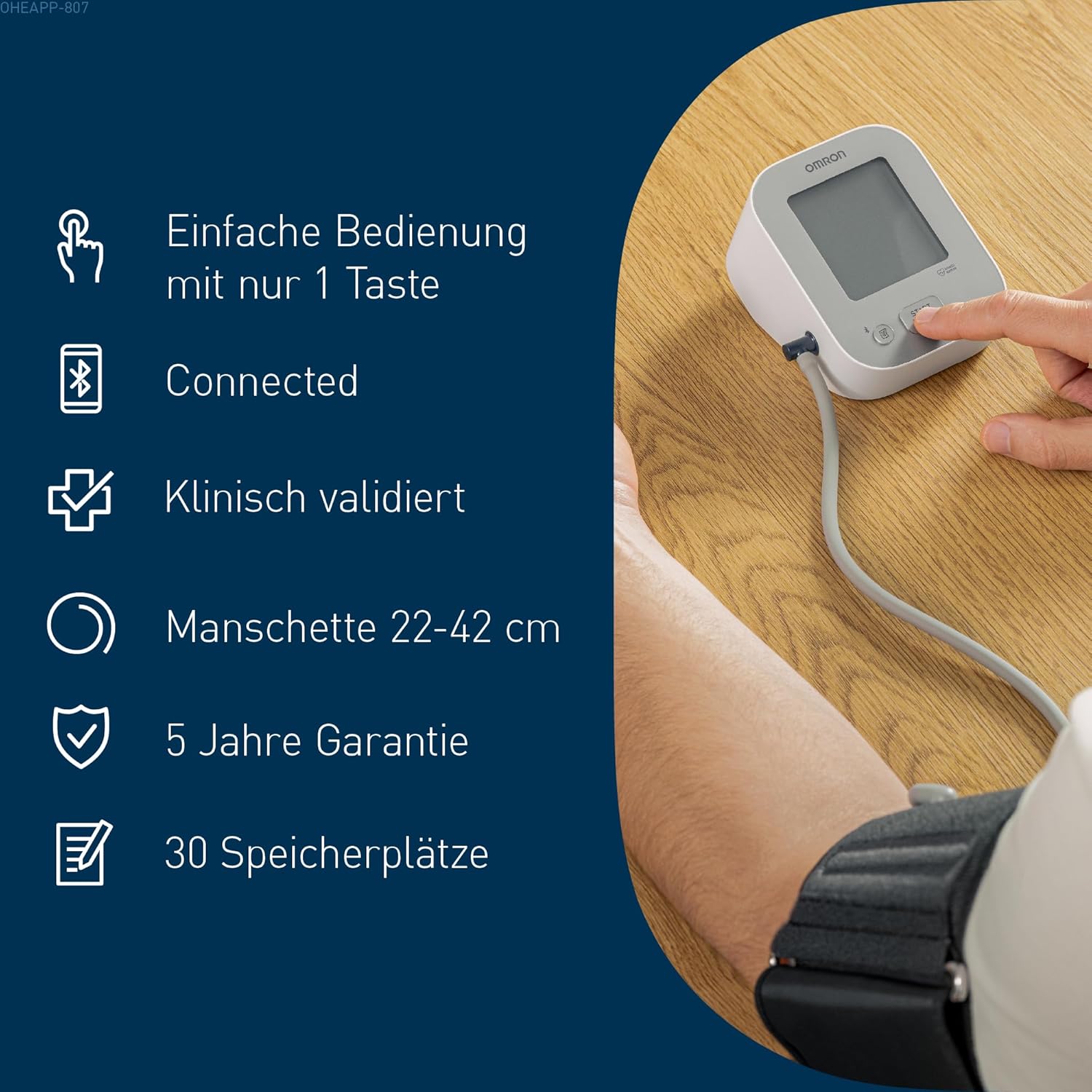 OMRON X2+ Connect Clinically Validated Upper Arm B... - Afbeelding 5