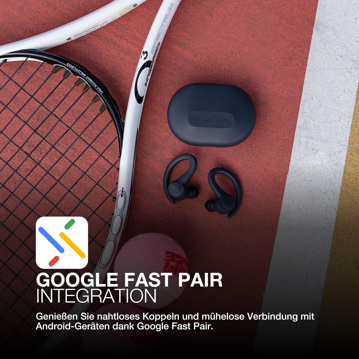 JLab Go Air Sport+ Bluetooth Sport Headphones - In... - Afbeelding 7