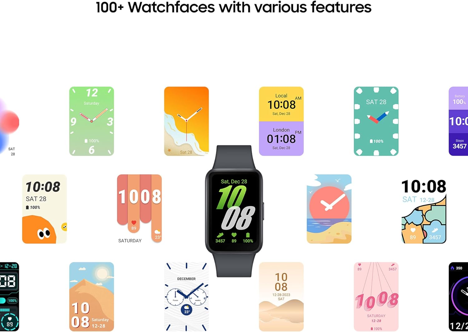 Samsung Galaxy Fit3, Grey | Fitness Tracker for An... - Afbeelding 5