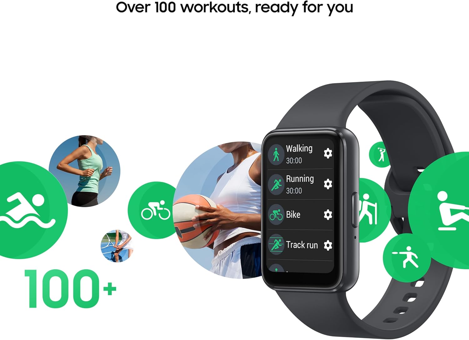 Samsung Galaxy Fit3, Grey | Fitness Tracker for An... - Afbeelding 4